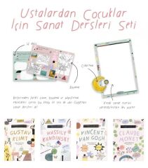 Ustalardan Çocuklar Için Sanat Dersleri Van Gogh - Klimt - Kandinsky - Monet 4 Lü Set