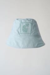 Poplin Bucket Şapka Nakışlı Mint